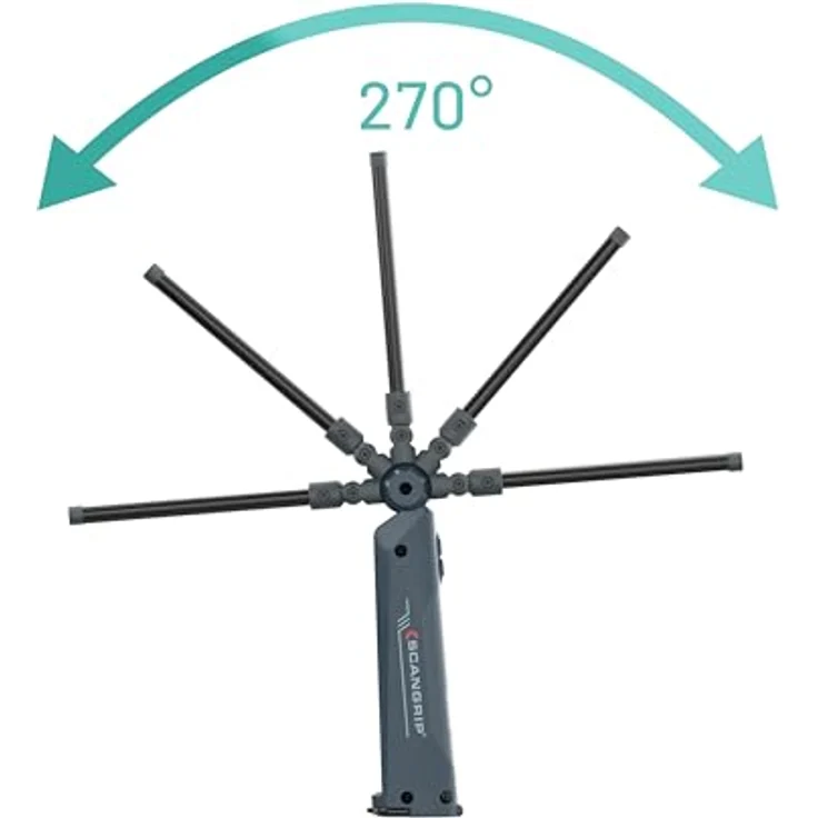 Scangrip Akku-LED Taschenlampe Slim, 31 cm, 500 lm, dimmbar für Handwerk und Mechanik – Bild 5
