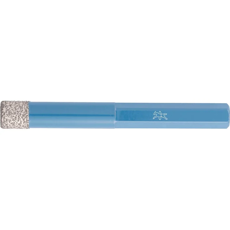 PFERD TOOLS DPD 10 FL HEX 68300115, Diamant-Trockenbohrer 10mm, Selbstkühlungseffekt, Sechskantschaft für Fliesenbohrungen