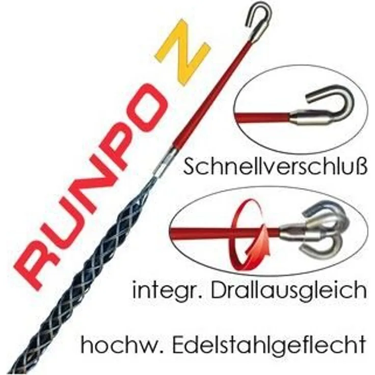 Runpotec Runpo Z Kabelziehstrumpf, Durchmesser 4-6 mm, 20272