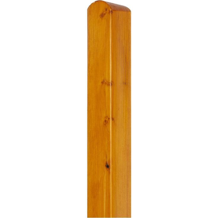 andrewex Zaunpfosten glatt 9 x 9 x 185 cm Kiefernholz, lackiert und mit Holzschutz behandelt