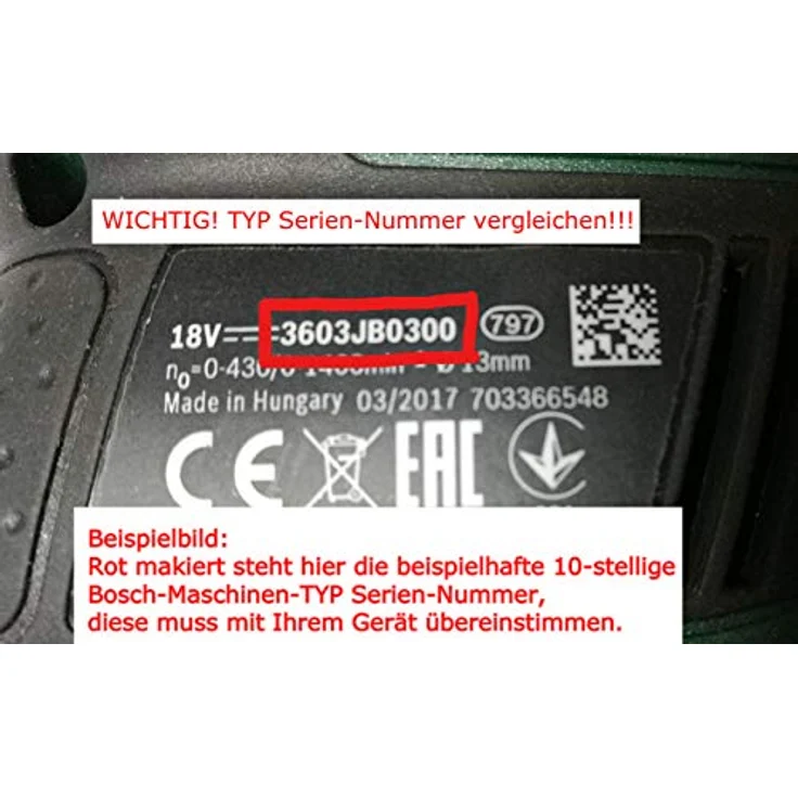 Bosch Professional Gleichstrommotor für GWS 18-125 V-LI, 16170006B0, Original Ersatzteil – Bild 3
