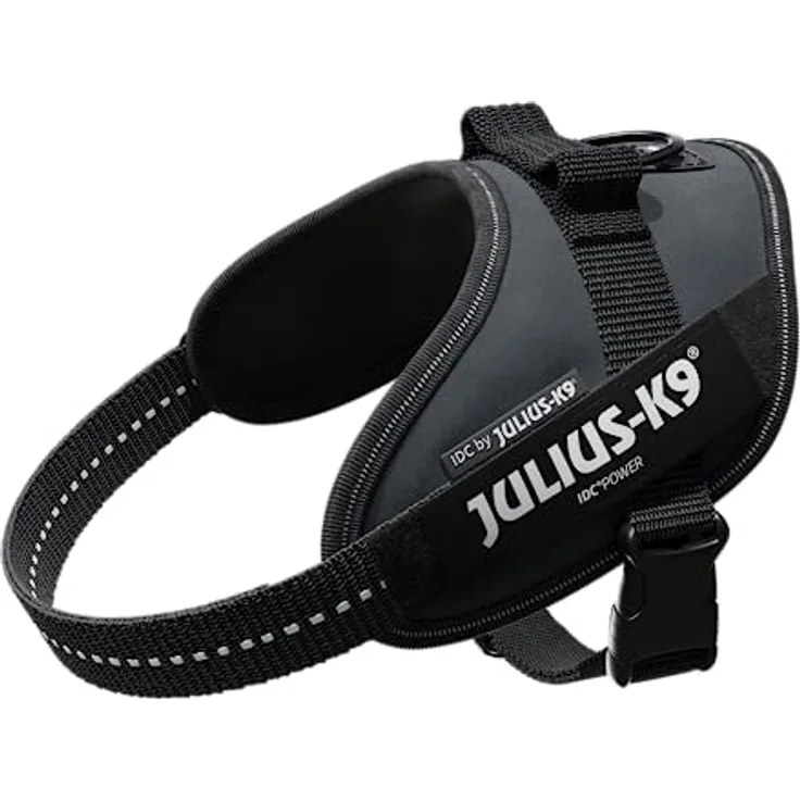 JULIUS K-9 IDC Powergeschirr, Größe: S/Mini, Anthrazit, professionelle Kontrolle und robuste Konstruktion