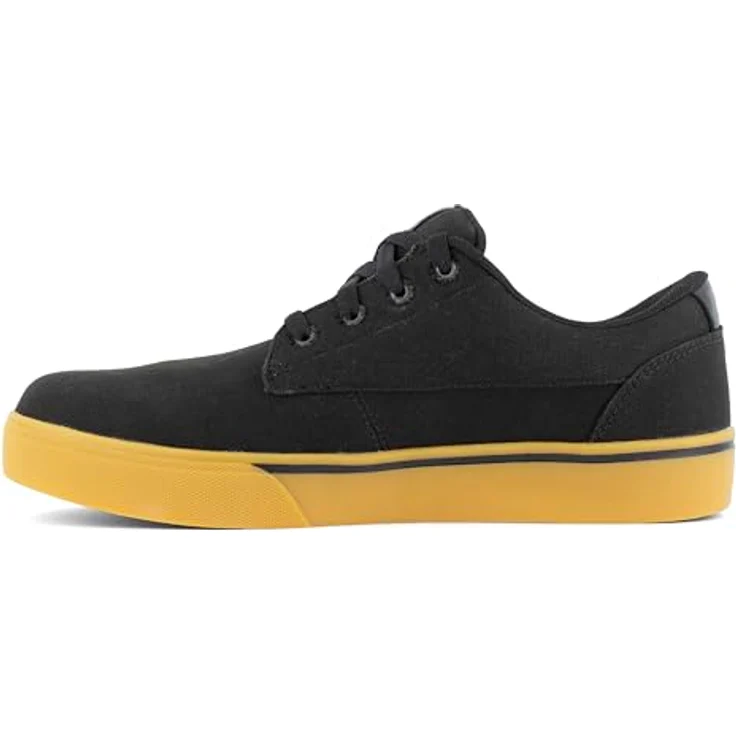 Volcom Sicherheitsschuh, Skate-inspirierte Arbeitsschuhe, 100% metallfrei, Extrabreiter Zehenbereich, Schwarz – Bild 2