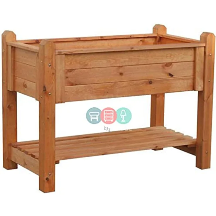 Promadino Kräuterbeet klein honigbraun, tauchimprägniert, Maße: 90 L x 60 B x 84,5 H