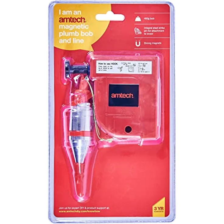 Am-Tech 400G Magnetic Plum Bob und Line, G4130 – Bild 2