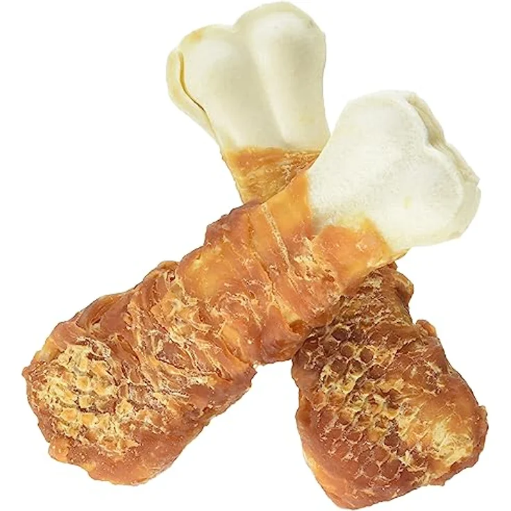 TX-31343 Chewing Bones Rawhide with Chicken Filet Coating 11cm – Bild 3