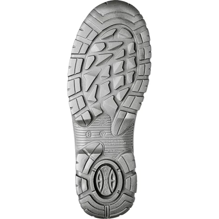 U-POWER FOX S1 SRC Sicherheitshalbschuh, Veloursleder, rutschhemmende PU/PU-Sohle, Größe 35 – Bild 5