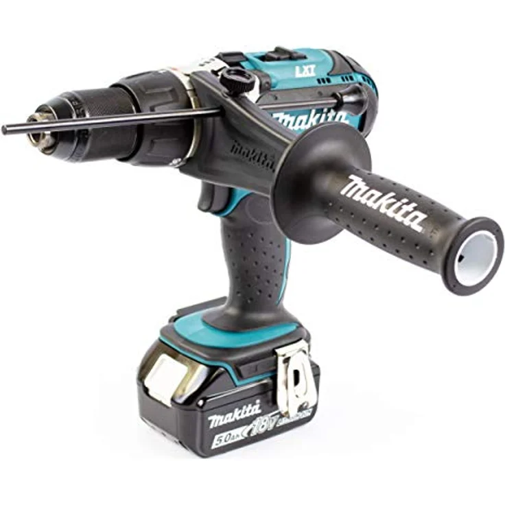 Makita DHP451RTJ Akku-Schlagbohrschrauber 3-Gang 18 V-5,0 Ah,2 Akkus und Ladegerät im Makpac – Bild 4