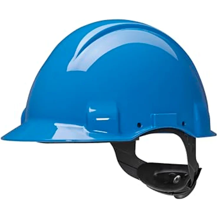 3M G3001NUV-BB G31NUB Schutzhelm Blau, mit Uvicator™ Sensor, hervorragender Belüftung und drehbarer Kopfbebänderung – Bild 1