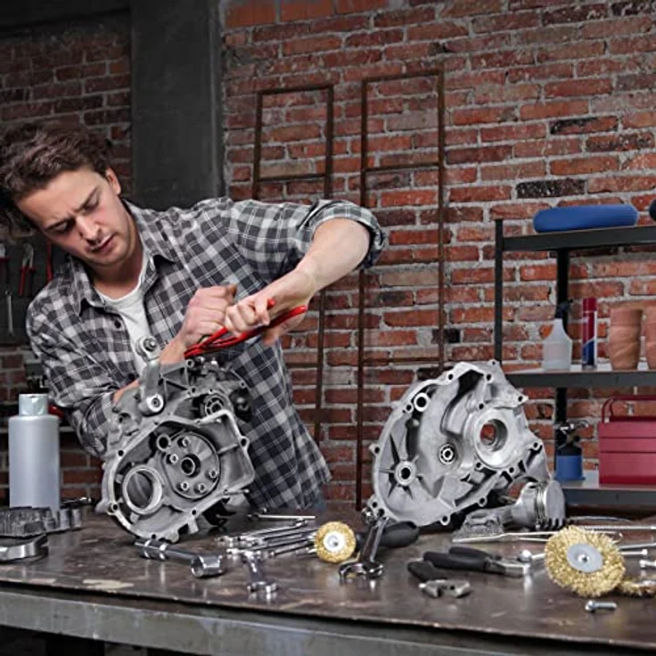 relaxdays Schwerlastregal mit 4 Ebenen anthrazit, variabel aufbaubar, Gesamttraglast 280 kg – Bild 4