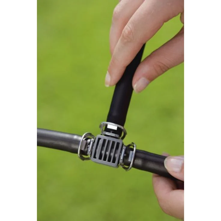 GARDENA Micro-Drip-System T-Stück, 13mm (1-2 Zoll): Praktische Verbindung zur Abzweigung des Verlegerohrs (8329-20) – Bild 3