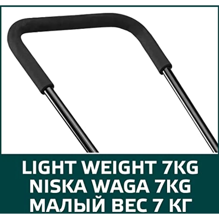 Verto Handmäher 15G350, 30 cm Schnittbreite, höhenverstellbar 12-45 mm, 16 l Fangkorb, 7 kg leicht, umweltfreundlich – Bild 7