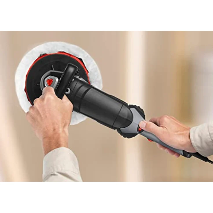 SKIL Poliermaschine 1144AA (Polierer 1200 W, Sanftanlauf, + Polierteller, 3 Polierhauben, Arretierschalter, Drehzahlvorwahl) – Bild 6