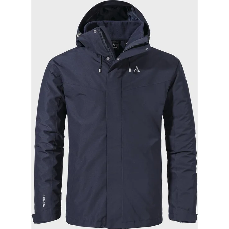 Schöffel Doppeljacke Hiking 3in1 Jacket Style Okere MNS, Arbeitsjacke mit 2-Lagen VENTURI® Technologie, blau