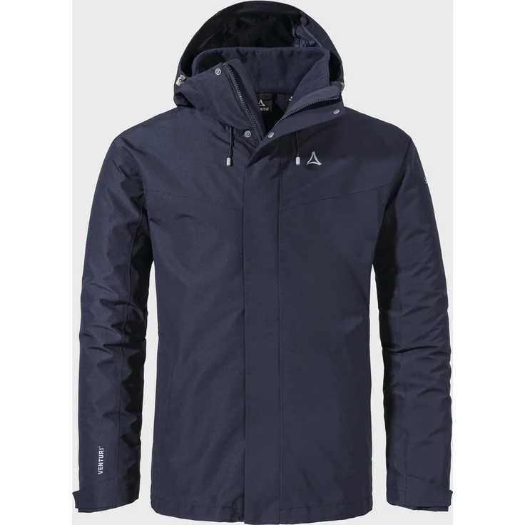 Schöffel Doppeljacke Hiking 3in1 Jacket Style Okere MNS, Arbeitsjacke mit 2-Lagen VENTURI® Technologie, blau