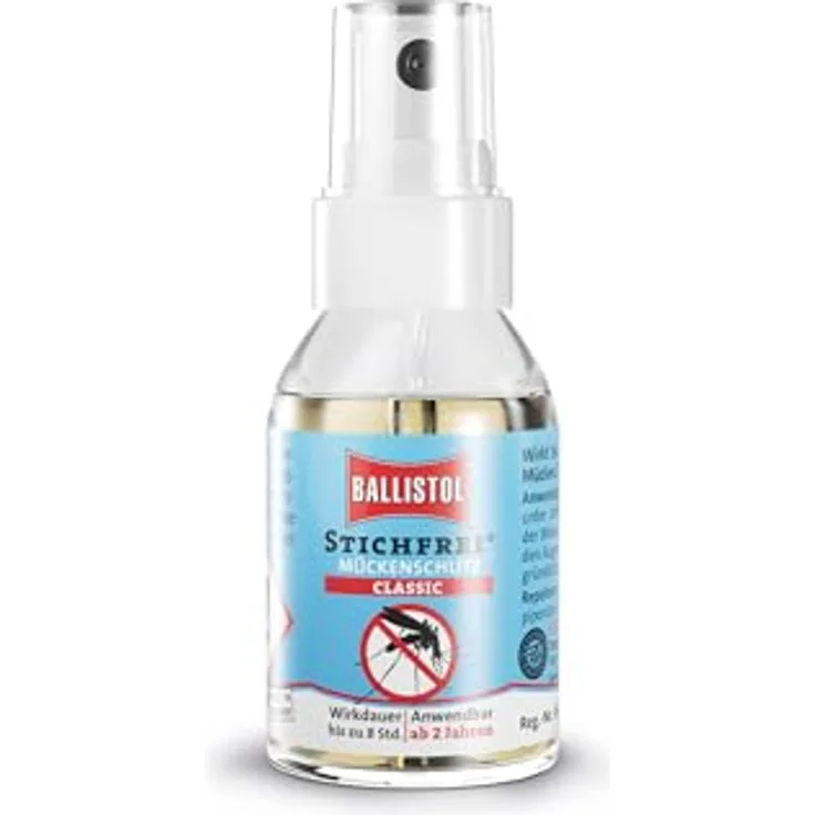 Ballistol Stichfrei 26925, Insektenschutz-Spray mit 20% Icaridin, Schutz bis zu 8 Stunden, 20ml