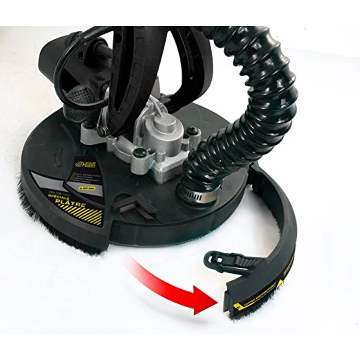 Fartools DWS 710 Wandschleifer für Gipskarton, teleskopisch, 710 W, Durchmesser Schleifelement 225 mm, Drehgeschwindigkeit 1000-2100 U-min – Bild 5