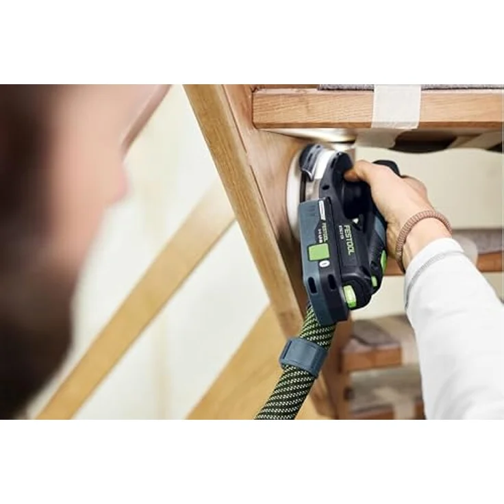 Festool Akku-Exzenterschleifer ETSC 2 125 4,0 I-Plus, mit Lichtring, 2x Akku BP 18 Li 4,0 HPC-ASI im Sysainer SYS 3 M 187, ergonomisch, bürstenloser Motor, Vibrationsschutz – Bild 4