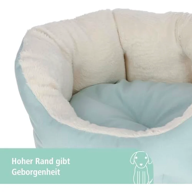 Kerbl Pet Welpenbett, türkis, 45 x 40 x 20 cm – Bild 2