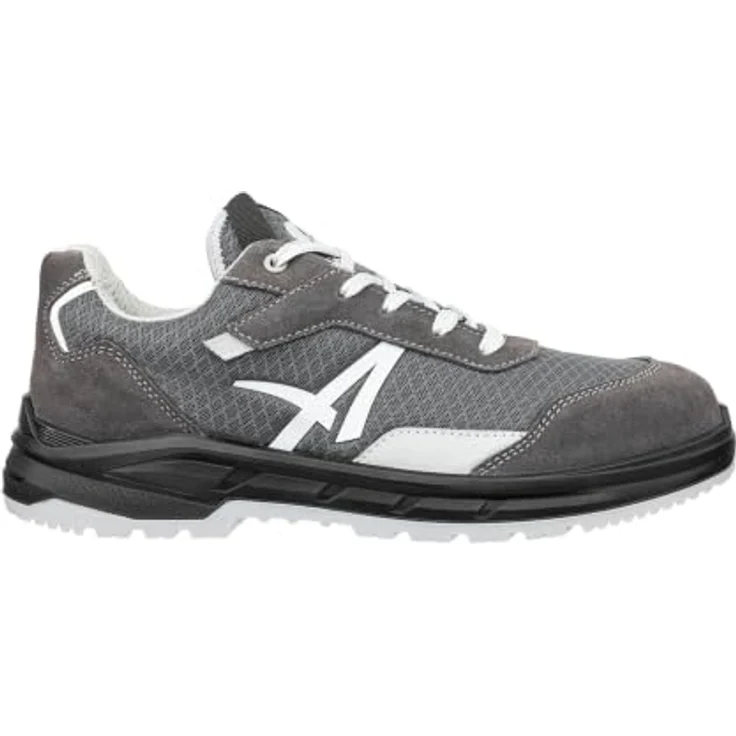 Albatros AXIS GREY LOW S1P FO SR, Sicherheitshalbschuh mit rutschfester Laufsohle, Zehenschutzkappe und EVA Fußbett, grau, Größe 36 – Bild 1