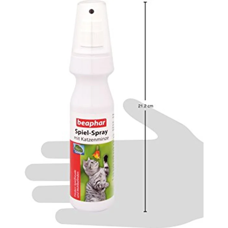 Spiel-Spray mit Katzenminze | Wohlfühlduft für Katzen | Spielzeug mit Katzenminze Wird schneller akzeptiert | Beruhigung für Katzen | 150 ml – Bild 3
