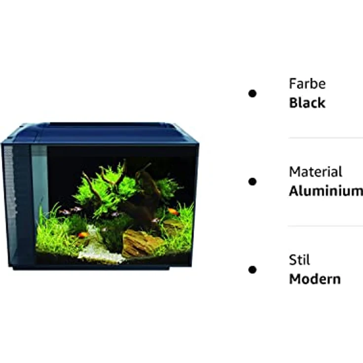 Fluval Spec XV Aquarium, mit 60L Fassungsvermögen, in schwarz, 1 Stück (1er Pack) – Bild 3