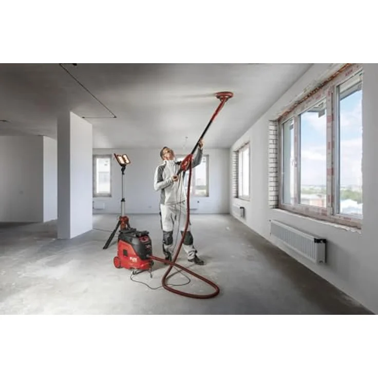 Flex Trockenbauschleifer Giraffe GE 6 R-EC, max. 1680 U/min, leicht und ergonomisch, kardanisch gelagerter Schleifkopf, optimale Staubabsaugung – Bild 14
