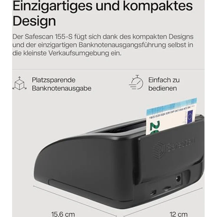 Safescan Geldscheinprüfgerät 155-S (G2) (112-0668) – Bild 5