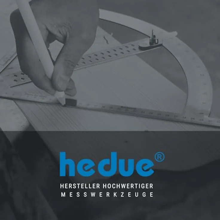 hedue Zimmermannswinkel ZY 1000mm mit mm-Skala Typ A und Anreißlöcher – Bild 5