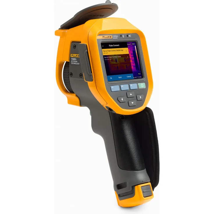 Fluke Ti300+ 9HZ, Wärmebildkamera mit LaserSharp Autofokus und robustem Design, Temperaturmessgerät