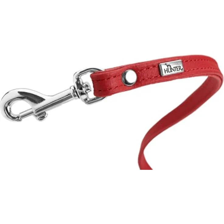 Hunter Hunde-Leine Nappa Petit rot 8-140 – Bild 2