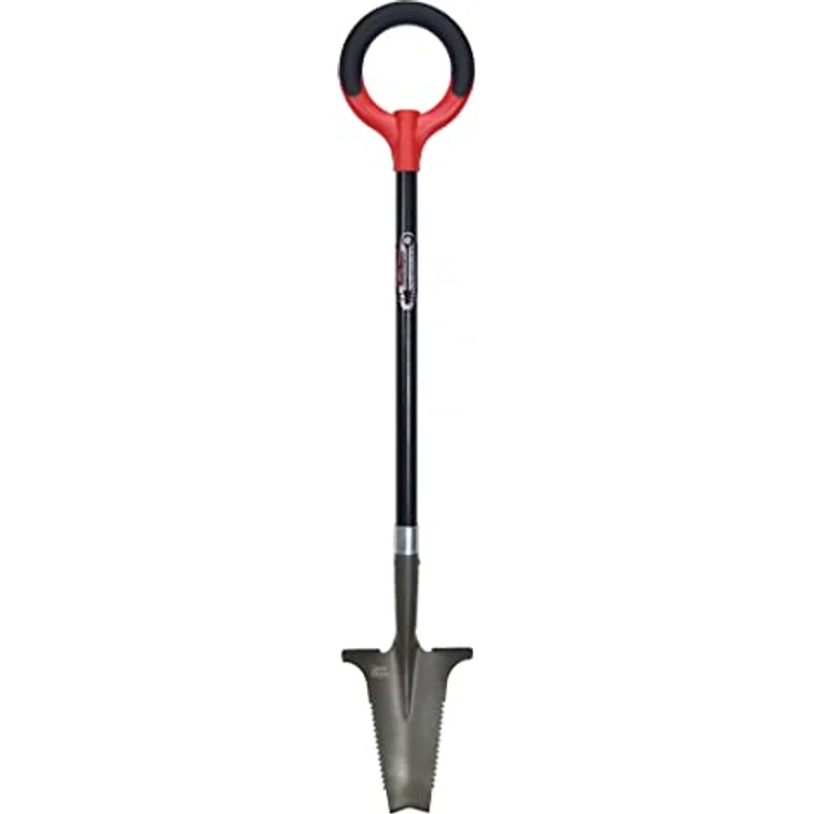 RootSlayer Spaten speziell massiv – Venteo – Rot – Erwachsene – Ultra-scharfe Zähne aus Stahl, extrem robust und leicht – Bild 1