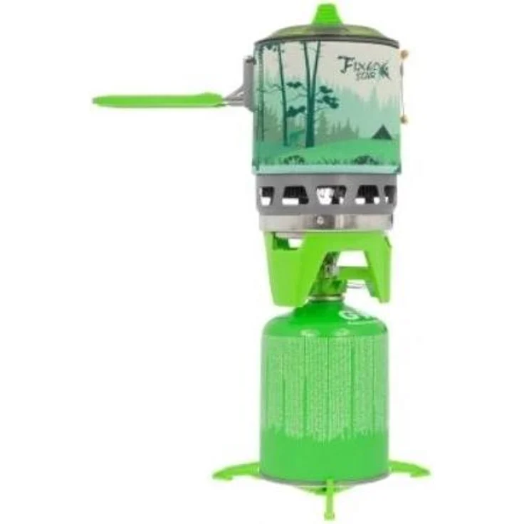 Fire-Maple FMS-X3, Gaskocher mit 2200 Watt Brennleistung, integriertem Piezozünder und 0,8-Liter-Topf aus Titan