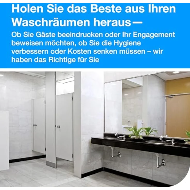 Tork 460013 Spender für Kosmetiktücher aus Edelstahl, hygienische Einzelblatt Ausgabe, platzsparend und wandmontierbar, Tork F1 Spendersystem – Bild 4