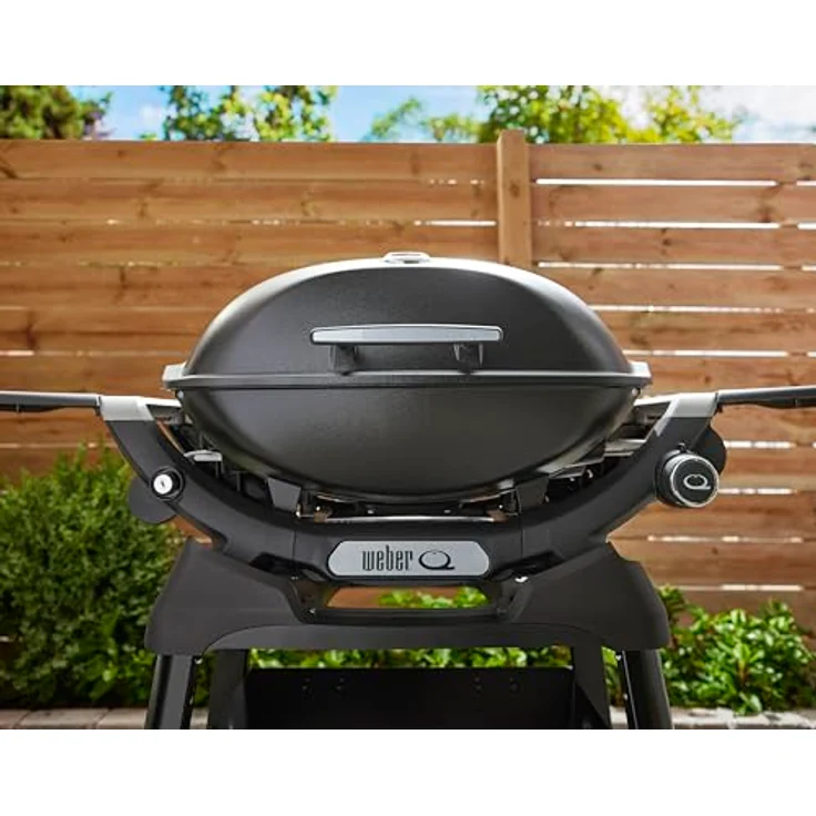 Weber Q2200N, Gasgrill mit Stand, stabiler Alugussdeckel, elektrische Zündung, Schwarz – Bild 14