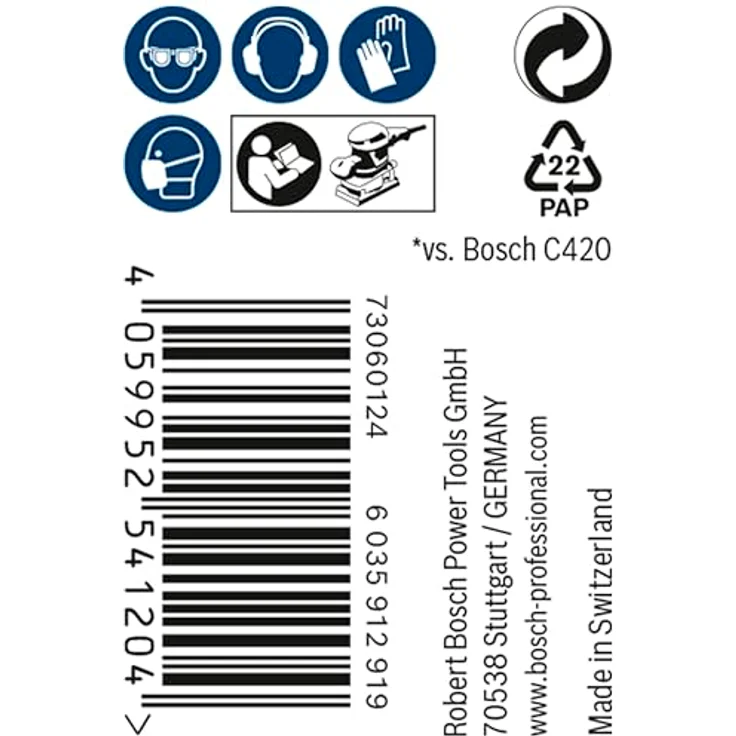 Expert M480 Schleifnetzrolle, 93 mm, 5 m, G 240 – Bild 5