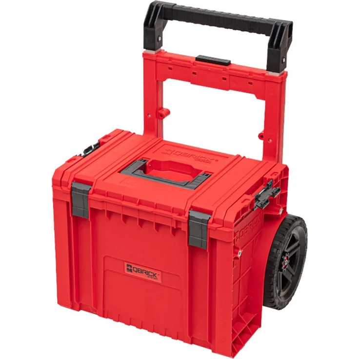 QBRICK System Werkzeugkoffer Qbrick System PRO Cart 2.0 Plus RED ULTRA HD stapelbar 490 x 415 x 660, Werkzeugkoffer mit hoher Tragkraft und stapelbarem Design – Bild 1
