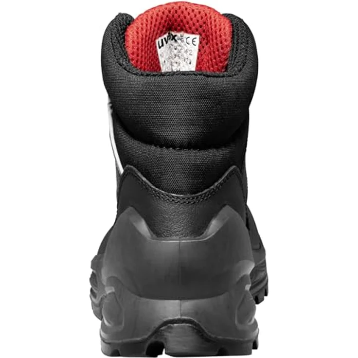 Uvex 3 quatro Sicherheitsschuh S3, schwarze Stiefel Größe 47 mit sportlich-dynamischem Design und robustem Schutz – Bild 6
