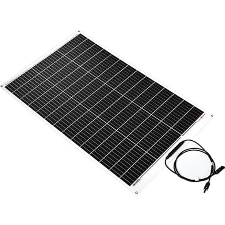 EnjoySolar Solarpanel ETFE Marine Semiflexibles Solarmodul 100W 12V, 182mm PERC-Solarzellen, hohe Zelleneffizienz, IP65 Anschlussdose, robust gegen Salzwasser und Witterung – Bild 8