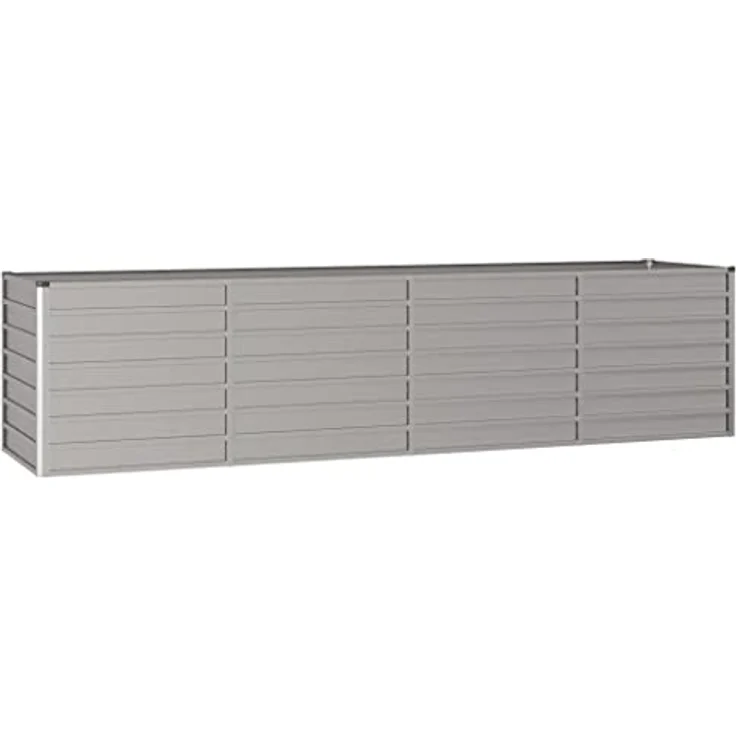 vidaXL Hochbeet aus Cortenstahl, Rostig, 320 x 80 x 77 cm, Wetterfester Stahl, Robust & Langlebig – Bild 2