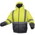 Högert Gefütterte Warnschutzjacke "Oker" Gelb S