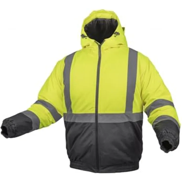 Högert Gefütterte Warnschutzjacke "Oker" Gelb S