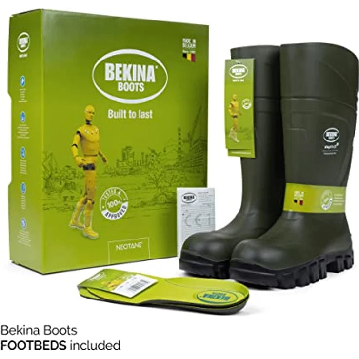 Kerbl Bekina Steplite XCI Winter, Sicherheitsstiefel S5, metallfreier Zehenschutz, rutschhemmend, bis -40 °C, Größe 44 – Bild 5