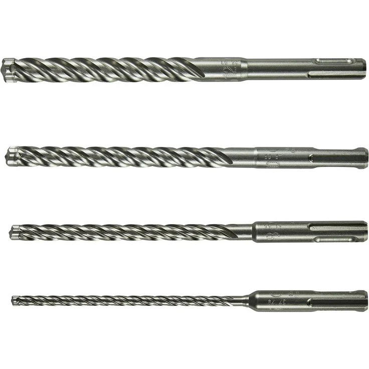Makita Holzbohrer Makita NEMESIS II E-14912, SDS-PLUS Betonbohrer-Set, 12 Stück, Vierschneider, Vollhartmetallkopf – Bild 1