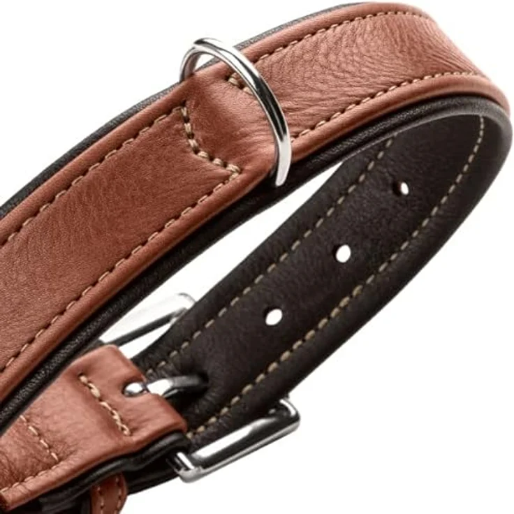 HUNTER Halsband Canadian Up Farbe Cognac/schwarz, Größe 55 – Bild 4