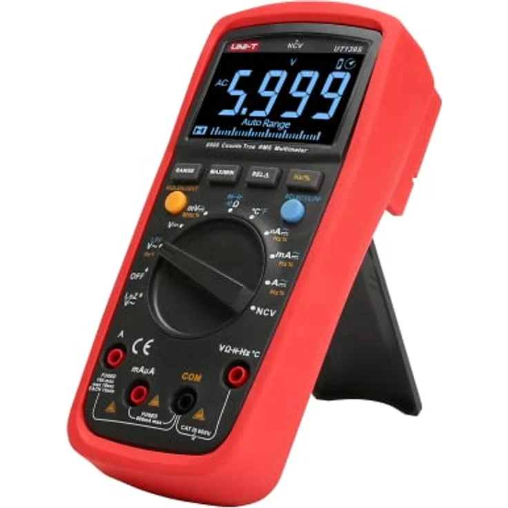Uni-T UT139S Multimeter (CAT III), Digitalmultimeter mit NCV-Funktion und schwarzem EBTN-Display – Bild 2