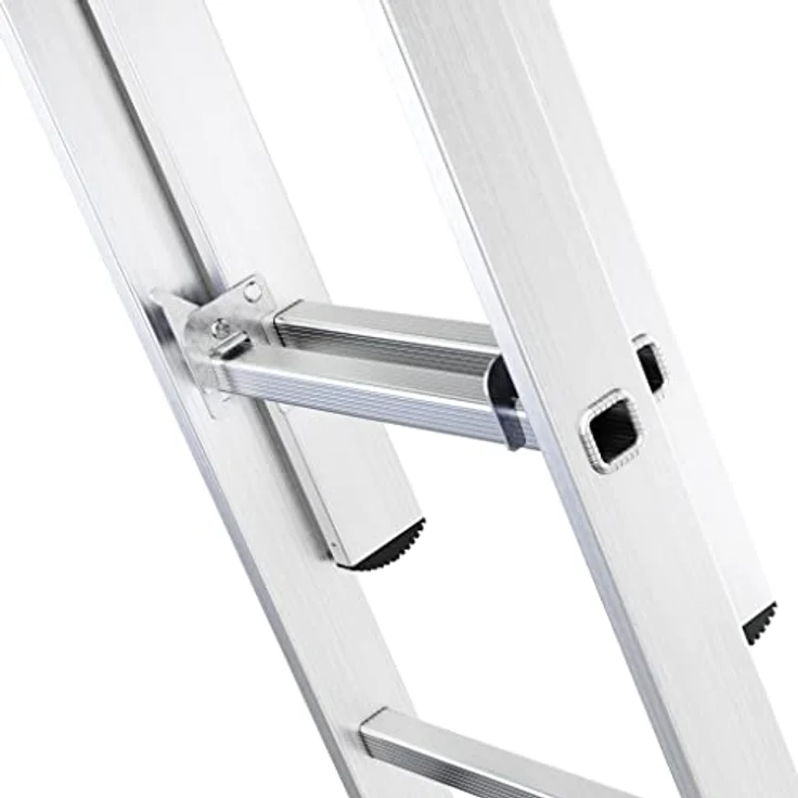 Drabest Aluminium Vielzweckleiter 3x6 Stufen Klappbare Leiter max 150kg – Bild 5