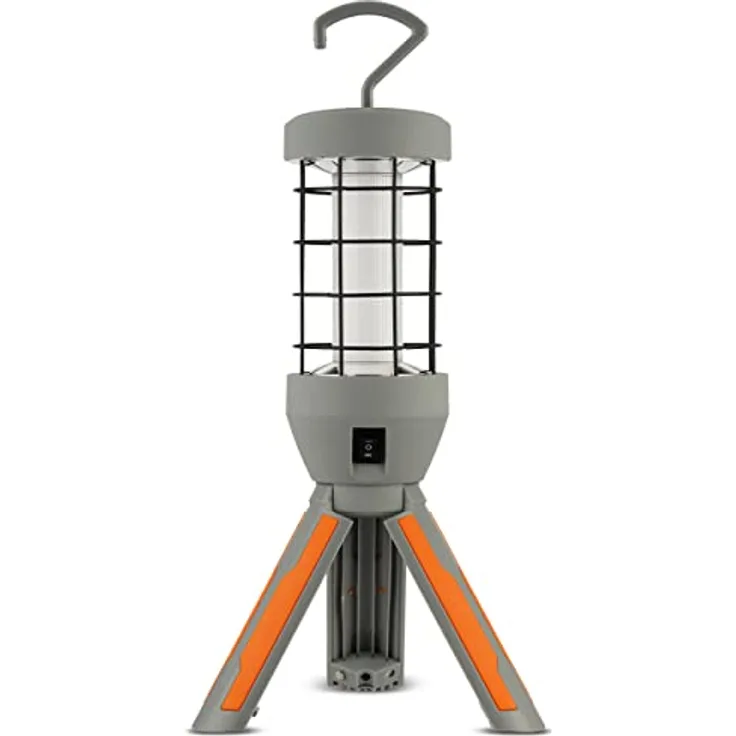 REV 2620011510 POWER TORCH, LED Arbeitsleuchte mit Akku, 12,5W, 800lm, IP20, grau-orange