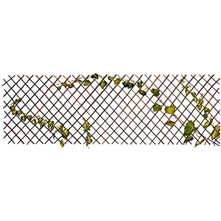 UNUS Garden 5er Set Rankgitter aus Weide, Rankhilfe Weidenzaun Sichtschutz variabel bis 120x40cm – Bild 2