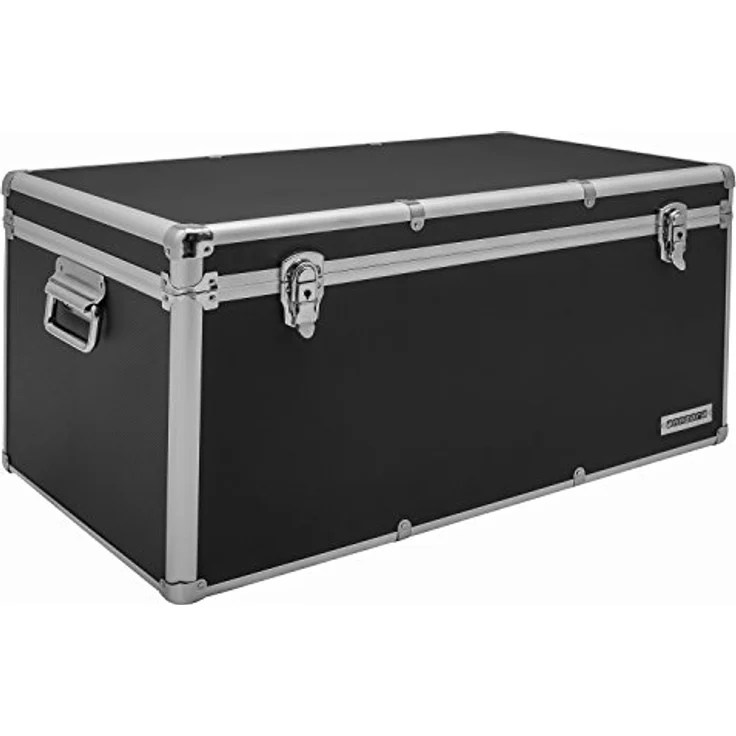 anndora Aufbewahrungskiste 75 x 39 x 36,5 cm Schwarz 86 Liter Werkzeugkoffer – Bild 2